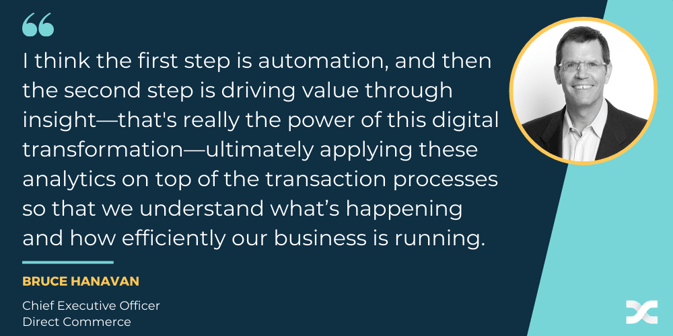 Direct Commerce CEO quote on how to build real P2P automation solutions for the world ahead